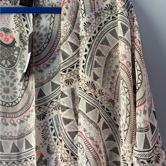 Steve Madden Aztec Fringe Kimono NWT - Picture 6 of 8